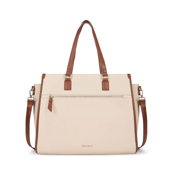 Powercarry laptop tote - beige - image number 1