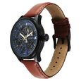 Fastrack Automatics Blue Dial Tan Leather Strap Automatic Watch ForGuys - image number 3