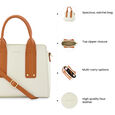 Fastrack Structured Satchel Bag with Detachable Sling - image number 9