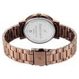Fastrack Tick Tock Quartz Analog Beige Dial With Brown Stainless steel Strap Watch for Girls - image number 4