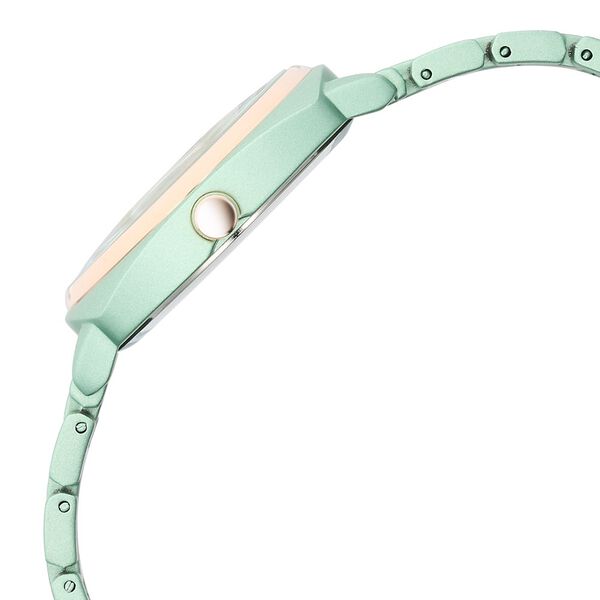 Fastrack Vyb Slayer Quartz Analog Green Dial Metal Strap Watch for Girls - image number 4