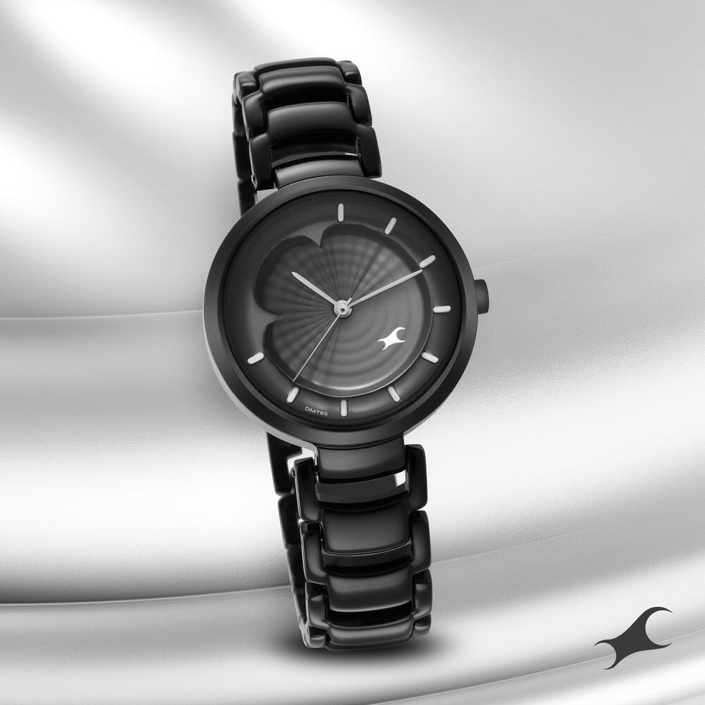 Fastrack black watches for girls top