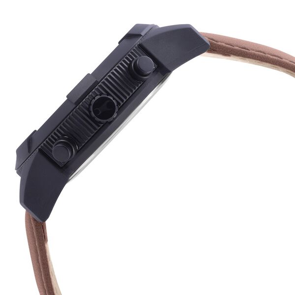 Fastrack Quartz Analog Blue Dial Leather Strap Watch for Guys - image number 3