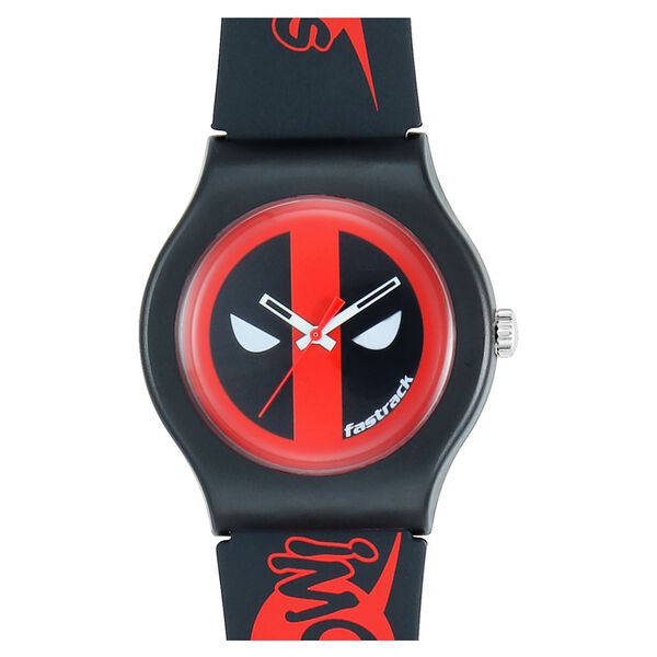 Fastrack Deadpool Quartz Analog Bicolour Dial Silicone Strap Unisex Watch - image number 0