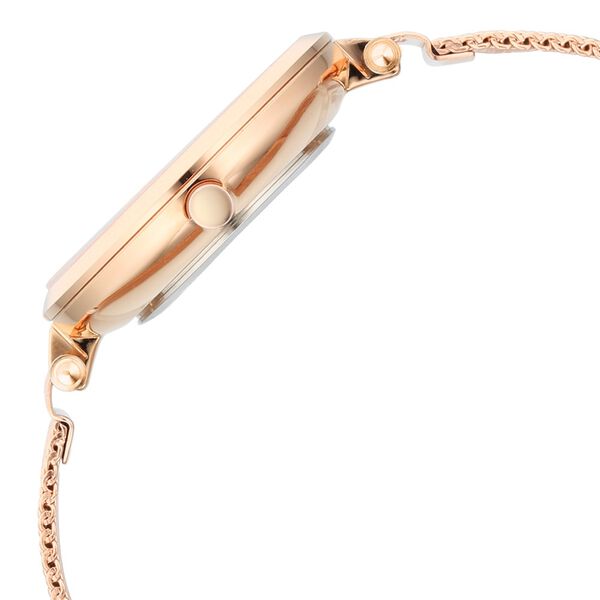 Fastrack Stunners X Quartz Analog Pink Mother Of Pearl Dial Stainless Steel Strap Watch For Girls - image number 3