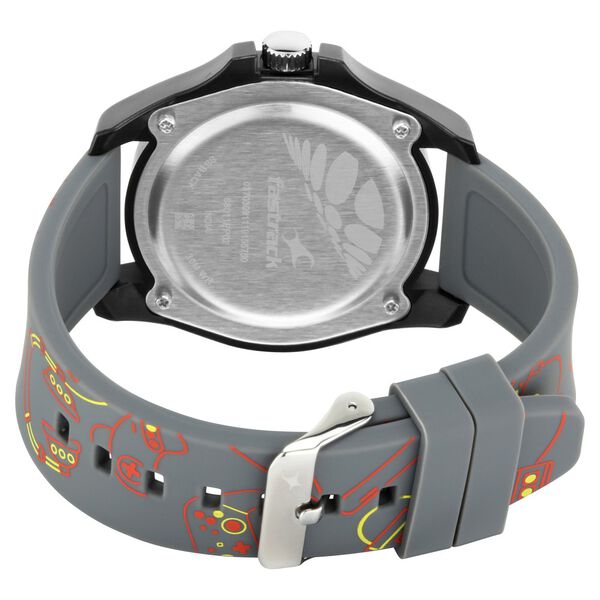 Fastrack Arcade Quartz Analog White Dial Silicone Strap Unisex Watch - image number 4
