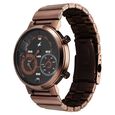 Fastrack Gambit Micromotor Black Dial Brown Metal Strap Analog Watch for Guys - image number 3