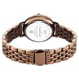 Fastrack Vyb Enigma Quartz Analog Brown Dial Brown Metal Strap Watch For Women - image number 4