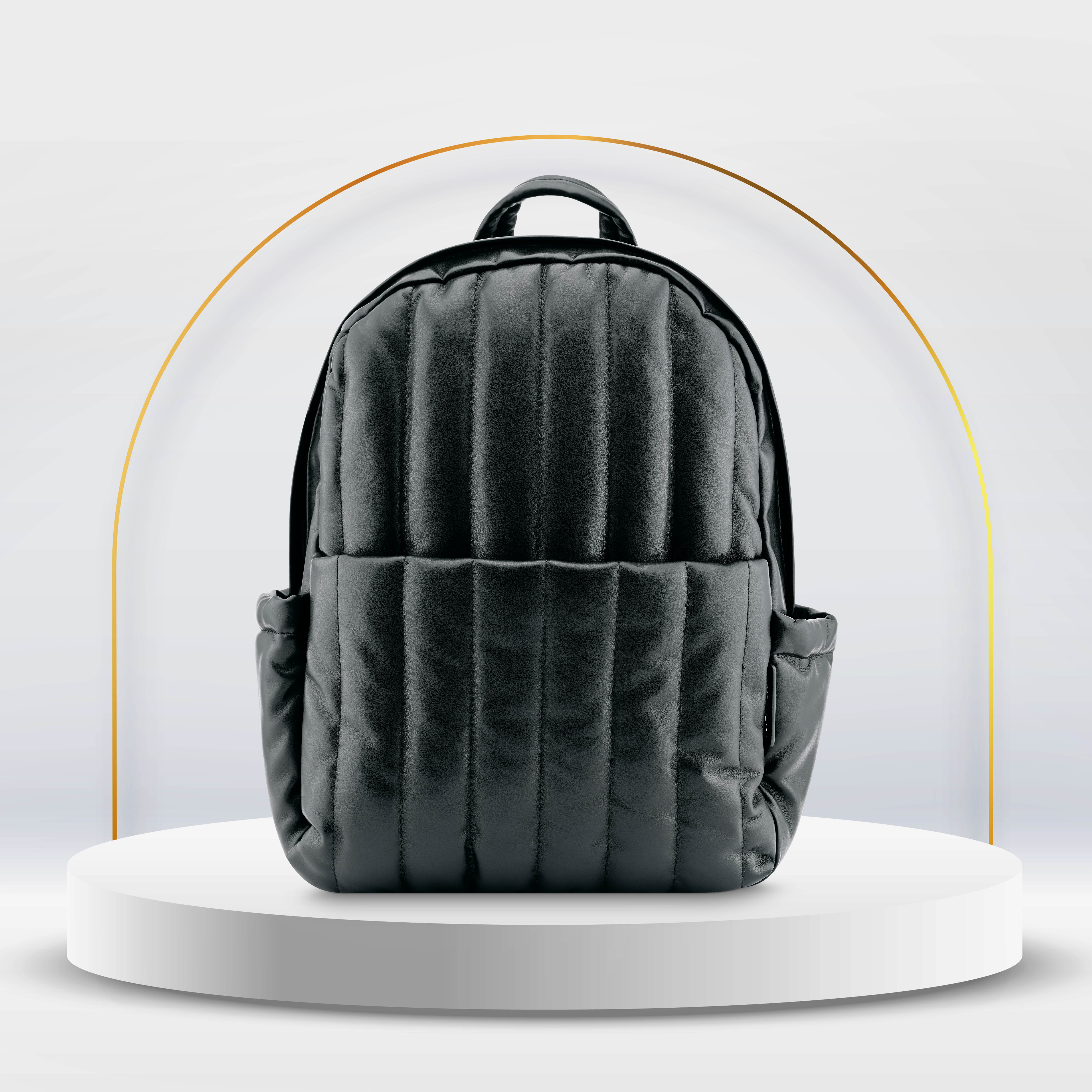 Buy Online Fastrack Puff and Pack Backpack in Black