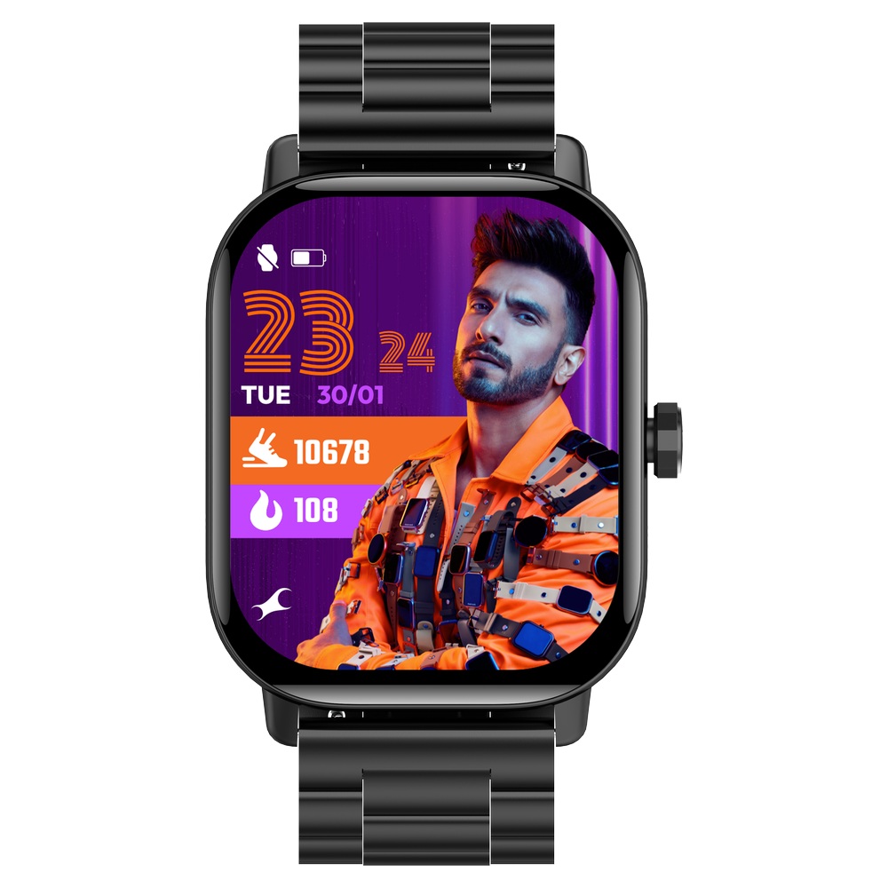Fastrack Radiant FX2 Luxury Metal Smartwatch with largest 5.1 AMOLED ...
