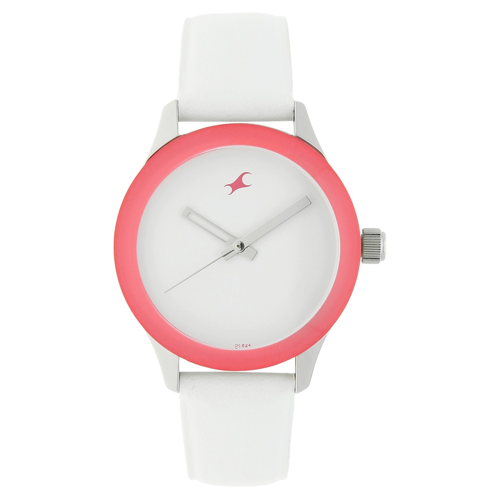 womens white band watches