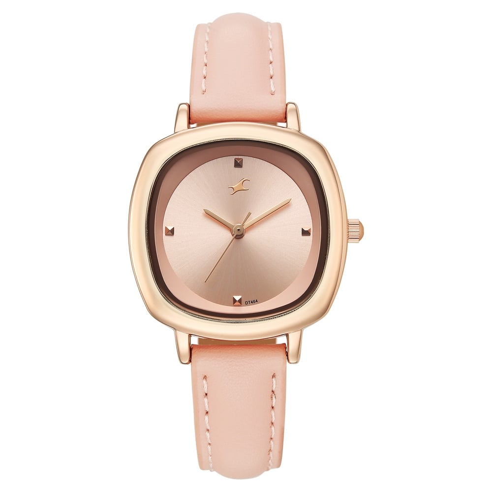 Buy Online Fastrack Stunners Quartz Analog Rose Gold Dial Rose Gold ...
