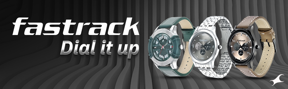 Fastrack stainless steel back water resistant quartz on sale