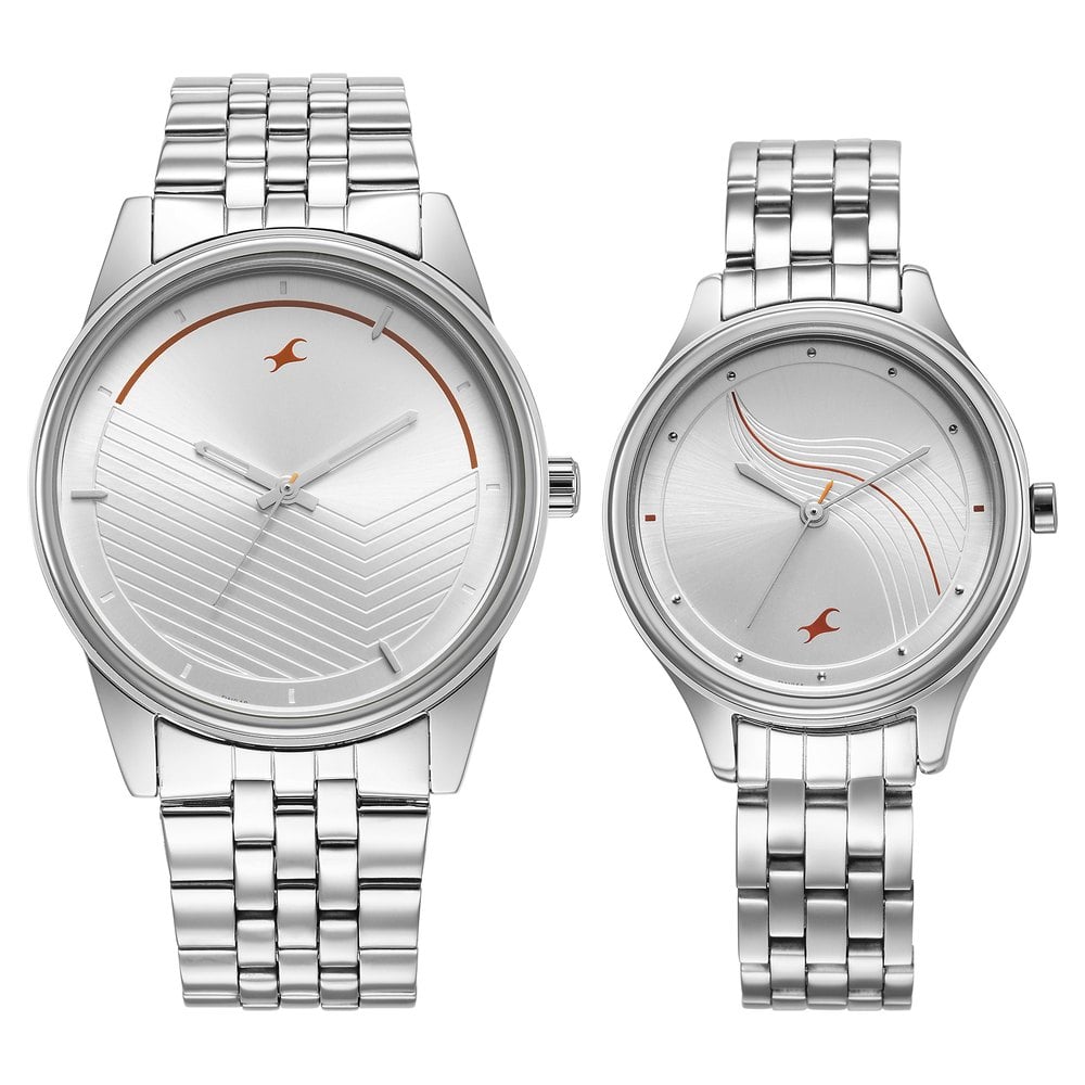 tick-p Buy Online Fastrack Mixmatched Quartz Analog Silver Dial