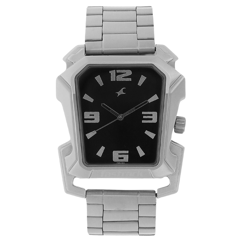 Buy Online Fastrack Quartz Analog Black Dial Metal Strap Watch for Guys 3131sm02c Fastrack