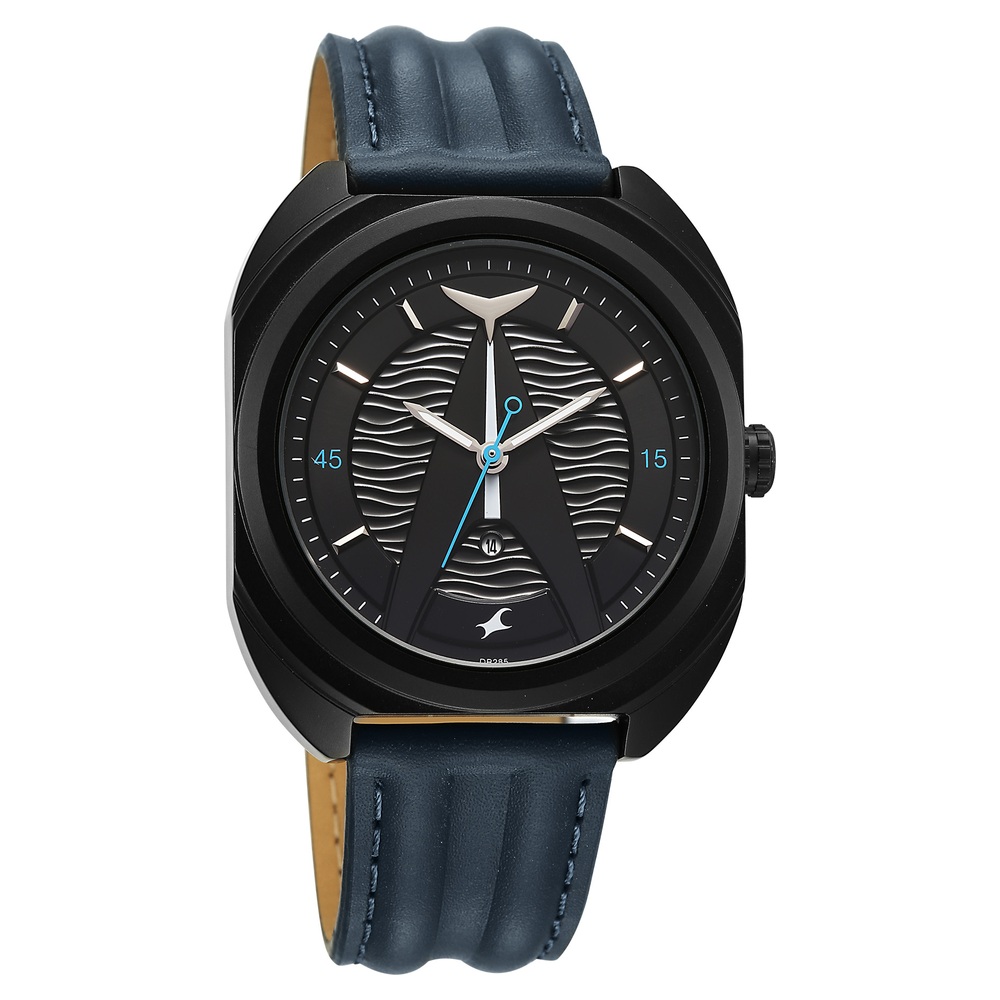 Buy Online Fastrack Oceanyx Quartz Analog with Date Black Dial Blue ...