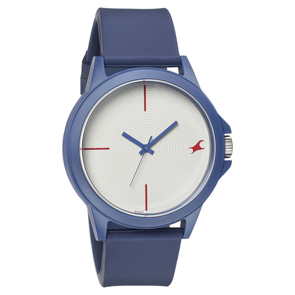 Buy Online Fastrack Tees Quartz Analog White Dial Silicone Strap Unisex Watch 38024pp62w Fastrack