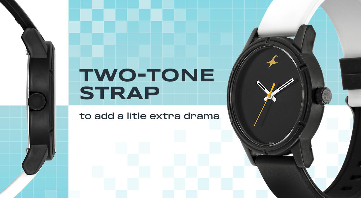 Buy Online Fastrack Tees Quartz Analog White Dial Silicone Strap Watch for Guys 38062pp12w Fastrack