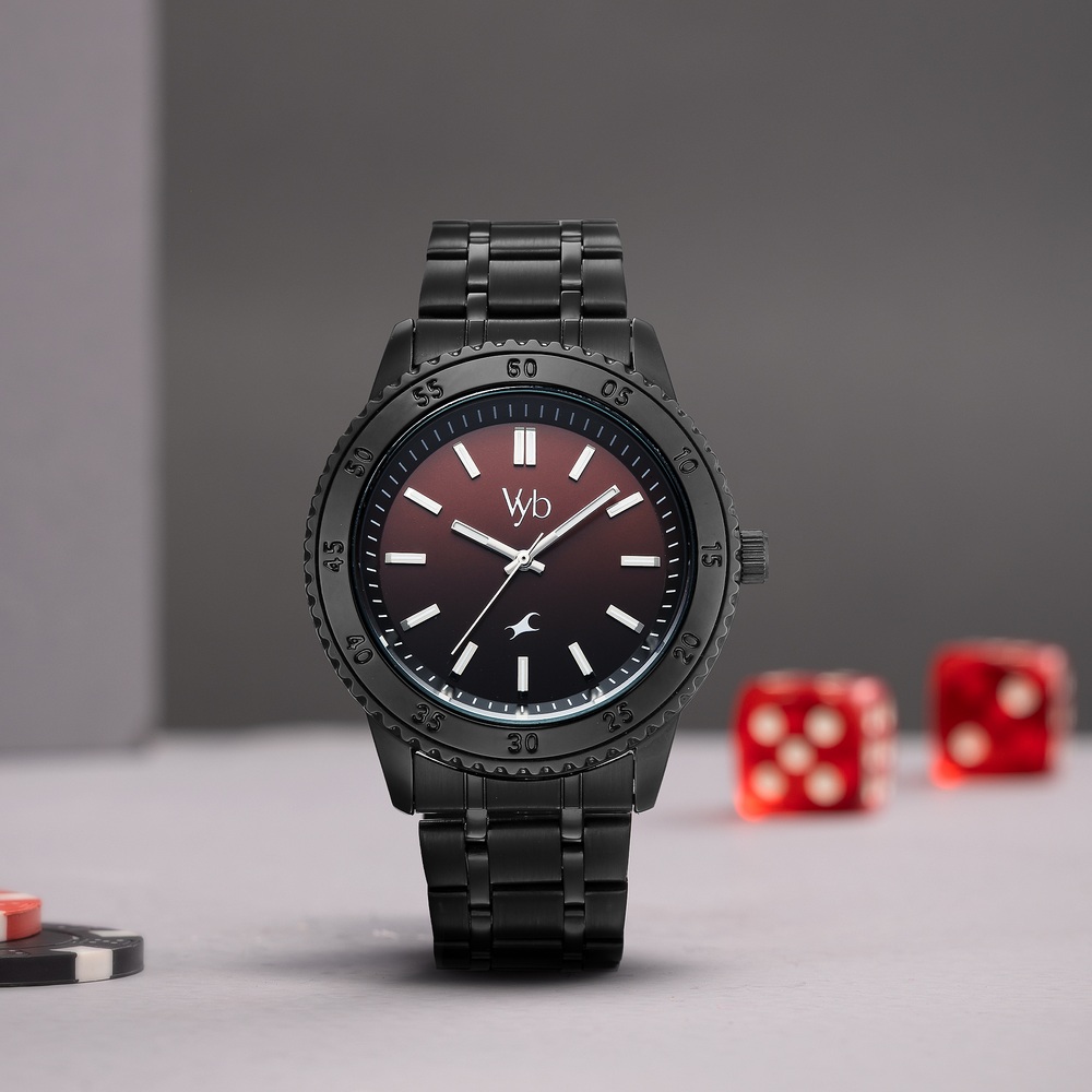 Buy Online Vyb Quest By Fastrack Quartz Analog Multicoloured Dial