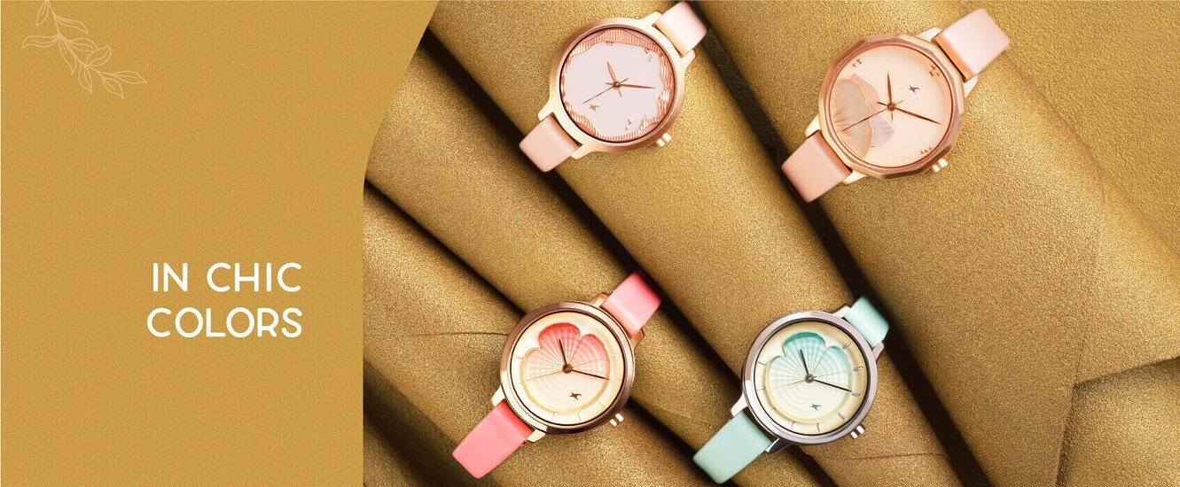 Fastrack jif women's watch combo top