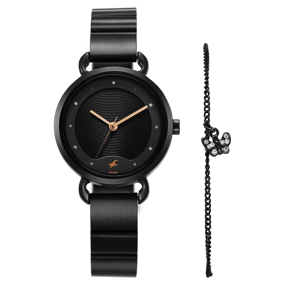 Fastrack watch black color clearance