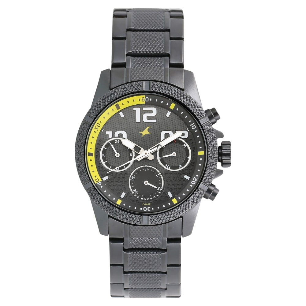 Buy Online Fastrack Loopholes Quartz Multifunction Black