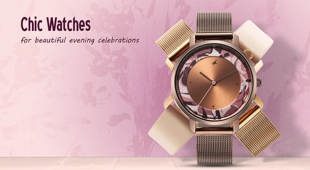 Fastrack Urban Camo Brown Dial Watch for Girls