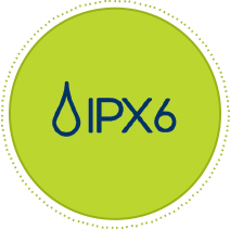 IP X6 Water Resistant