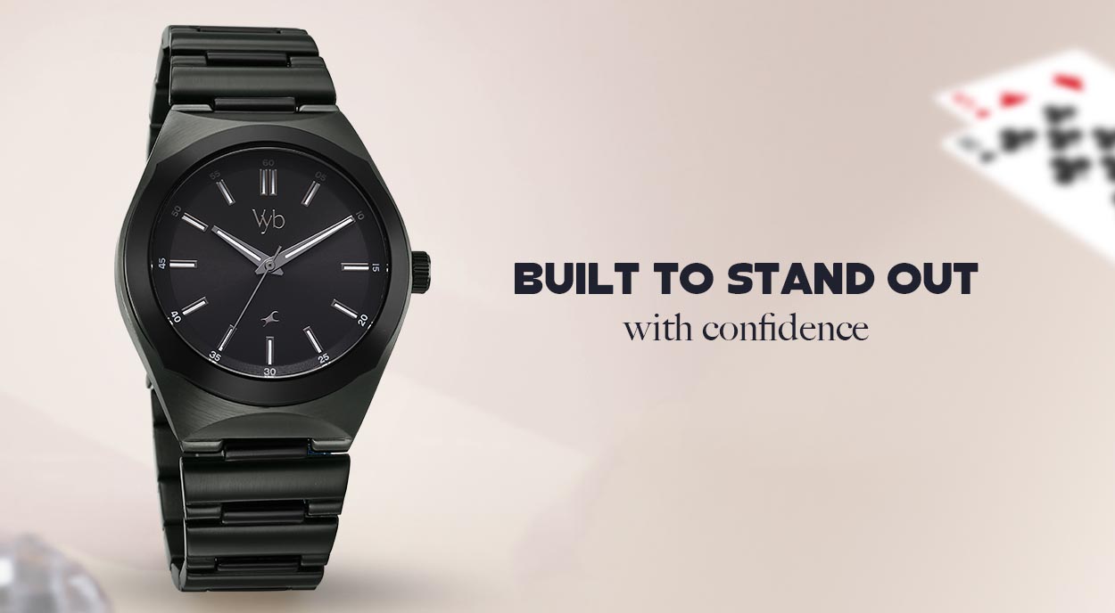 k♡ Buy Online Fastrack Vyb Arcane Quartz Analog Black Dial Two