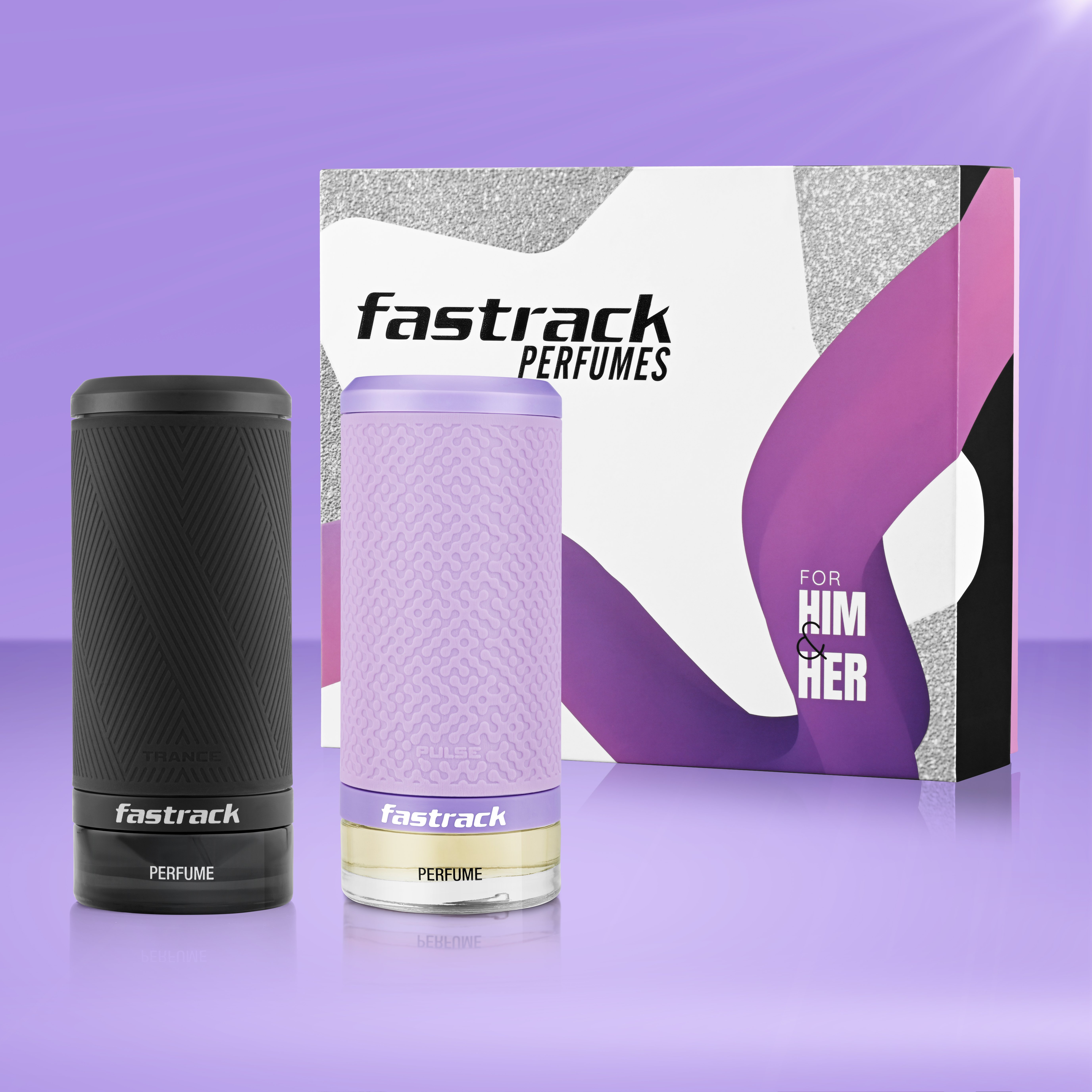 Fastrack Perfume Pulse For Him Fastrack Trance+pulse+beat Perfume Travel  And Gift Set Him At