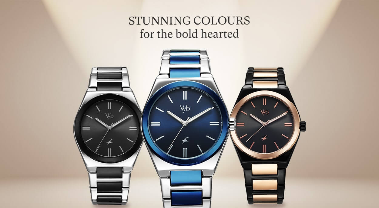 Buy Online Fastrack Vyb Nimbus Quartz Analog Black Dial Two