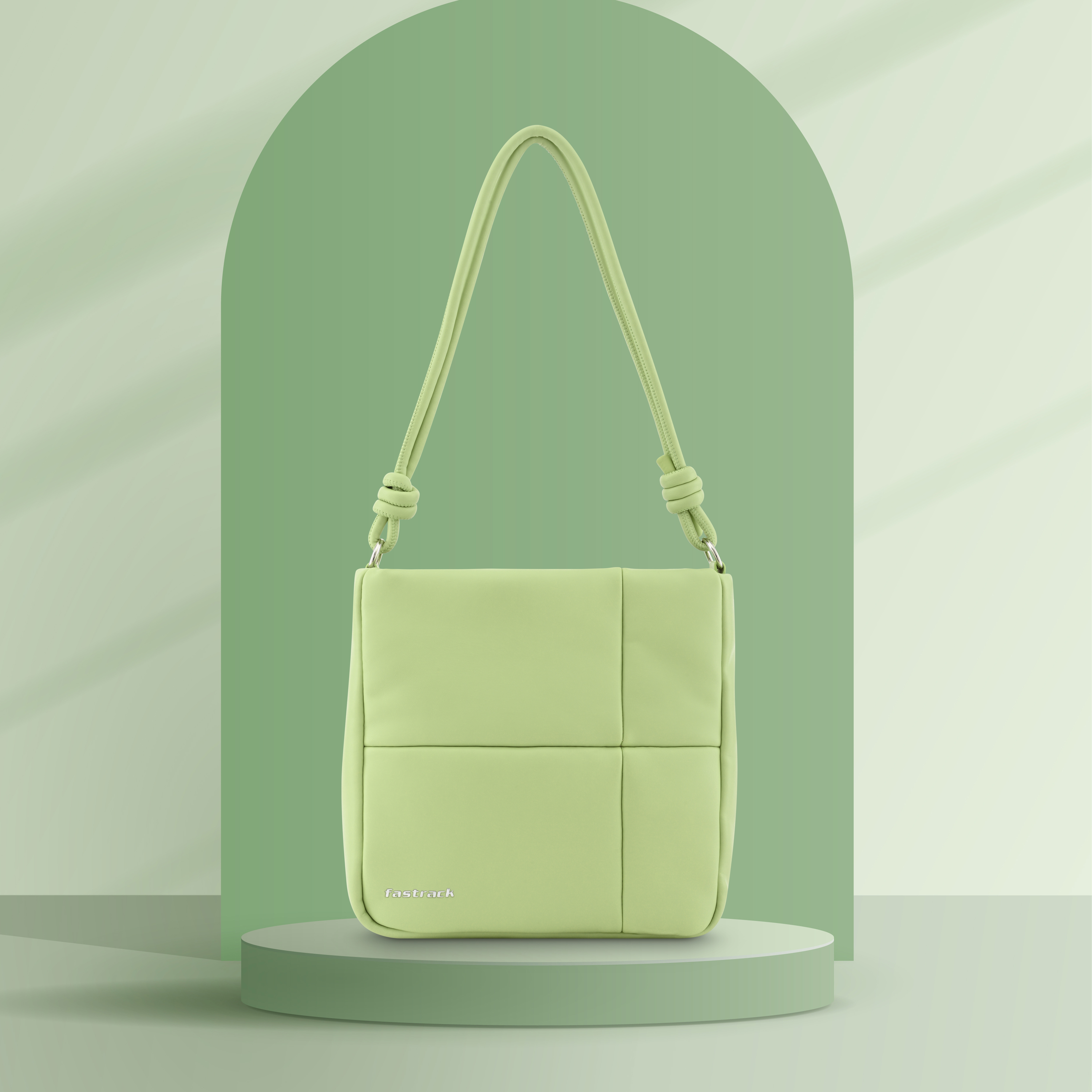 Buy Online Fastrack Shoulder Bag- Cool Matcha - f241shsmp08mg1