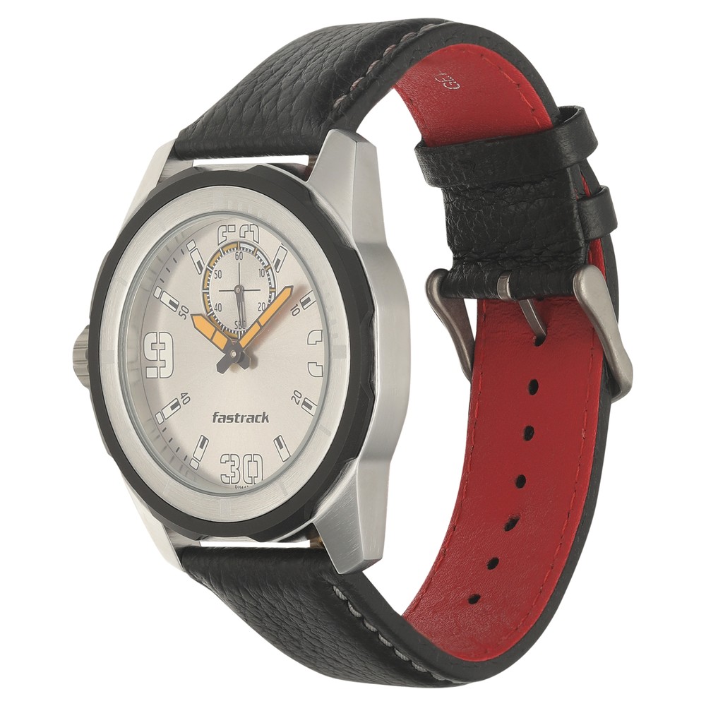 Buy Online Fastrack Anthracite Dial Quartz Analog Watch for Guys ...