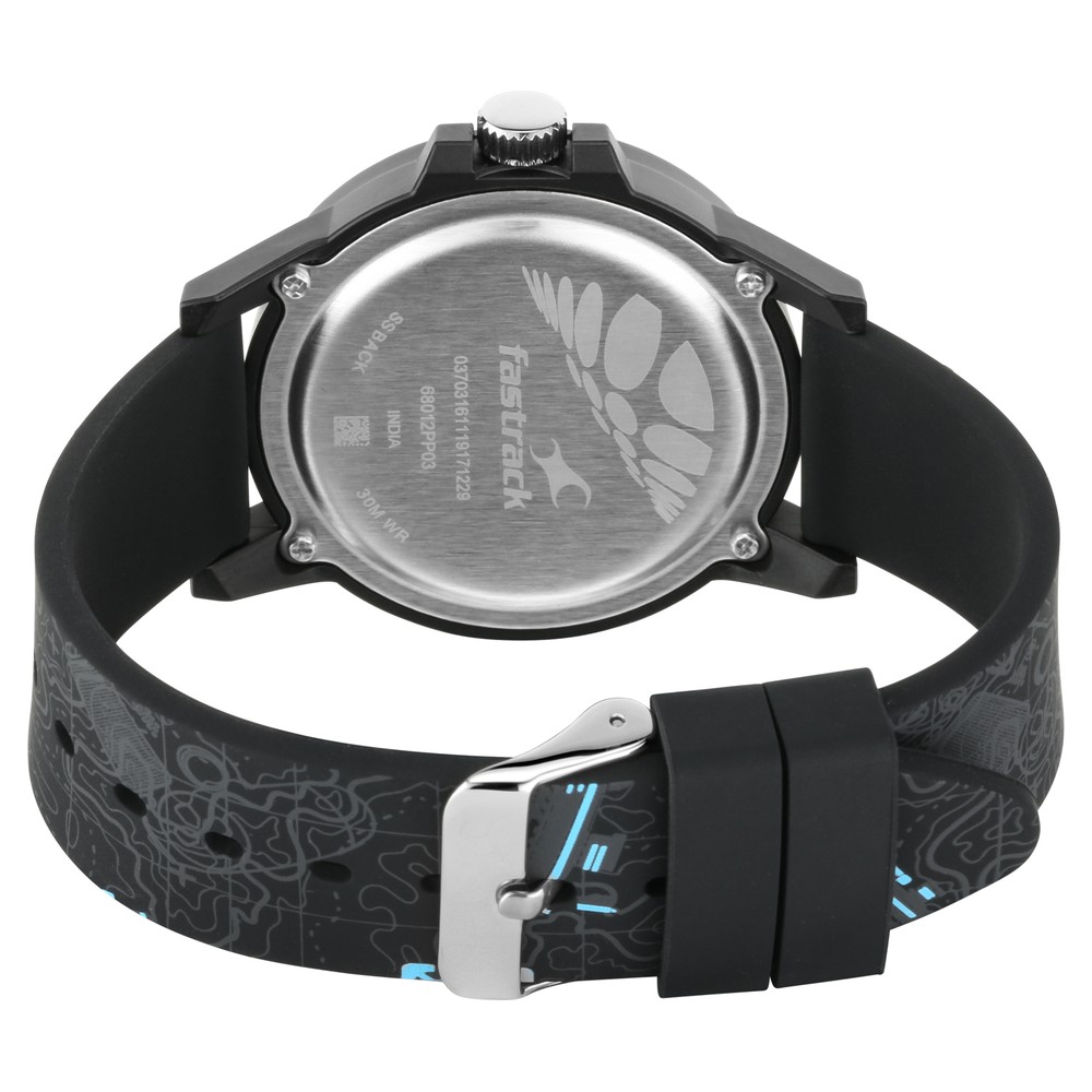 Buy Online Fastrack Unisex Arcade cyberpunk Watch: Charcoal Hues with ...