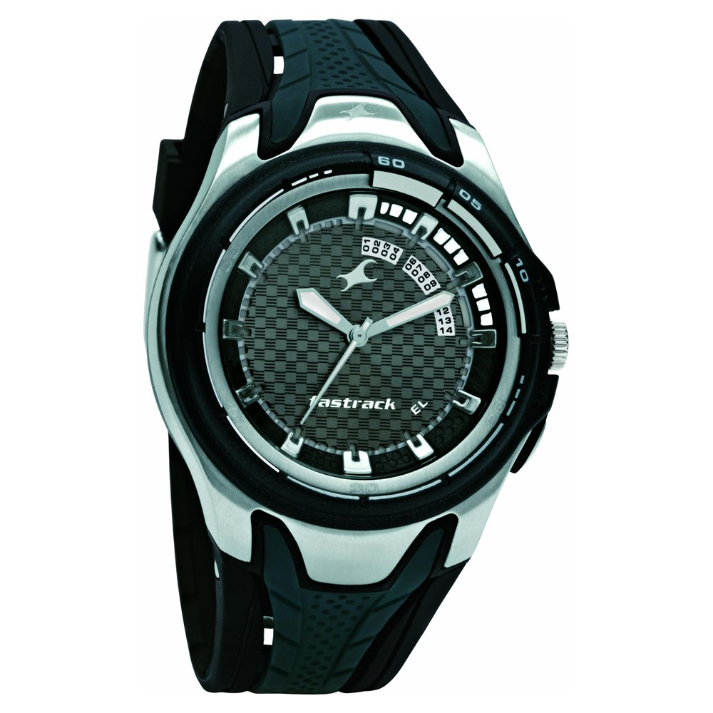 Buy Online Fastrack Quartz Analog Black Dial Plastic Strap Watch for Guys n9248pp01j Fastrack