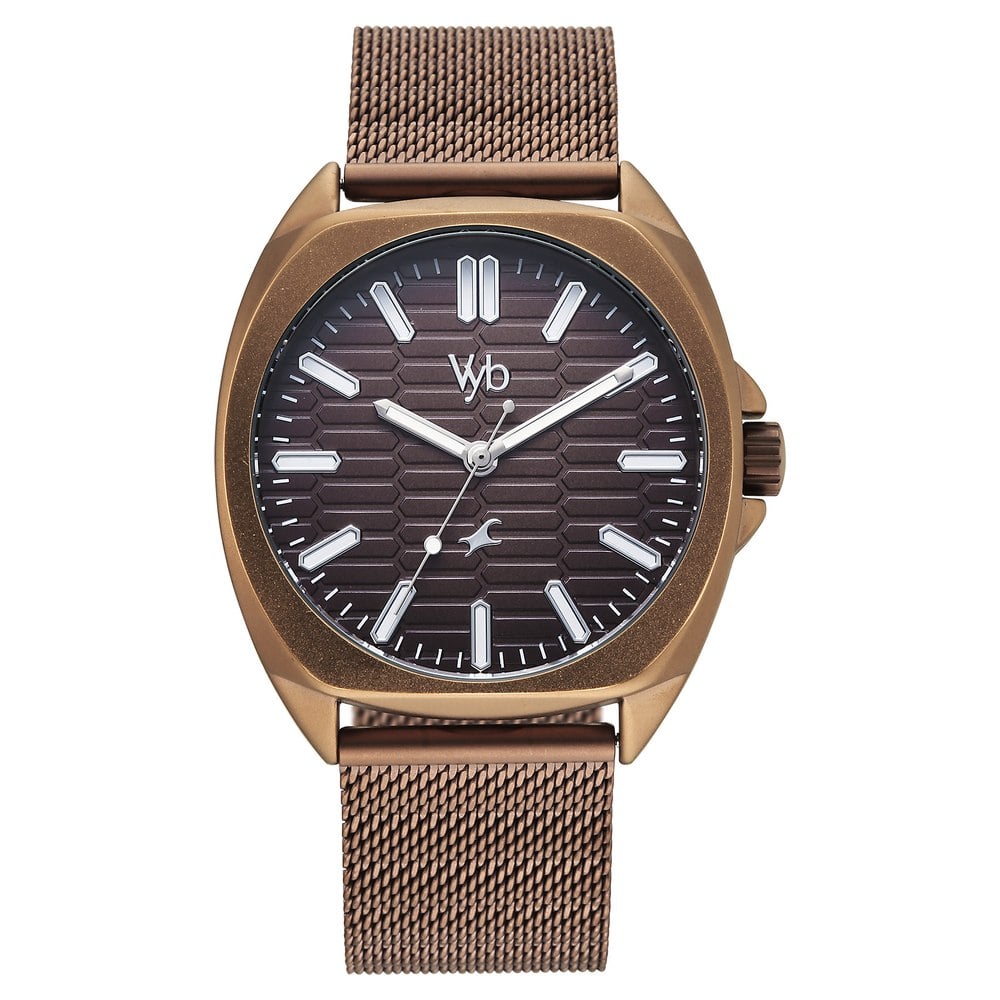 Buy Online Vyb Aviator By Fastrack Quartz Analog Brown Dial Brown Buy Online Vyb Aviator By Fastrack Quartz Analog Brown Dial Brown
